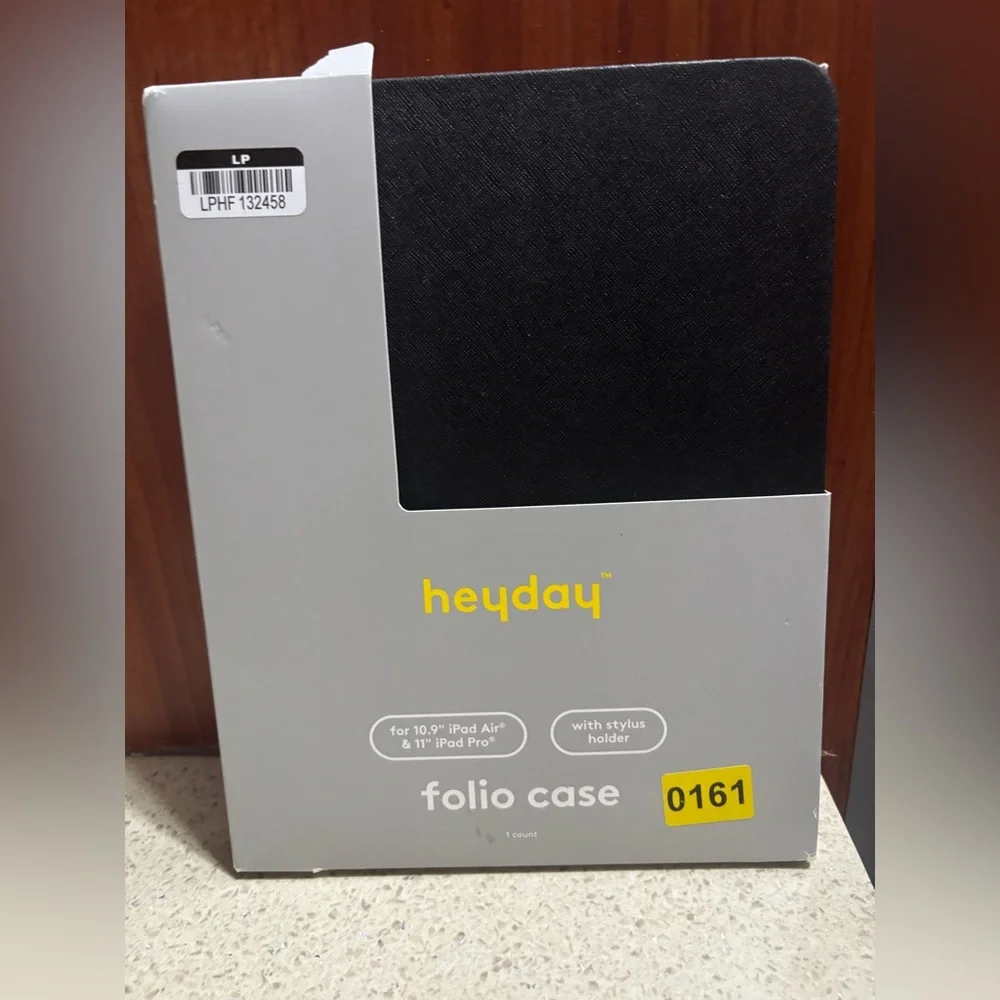 Heyday Black Folio Case for 10.9 iPad Air & 11 iPad Pro